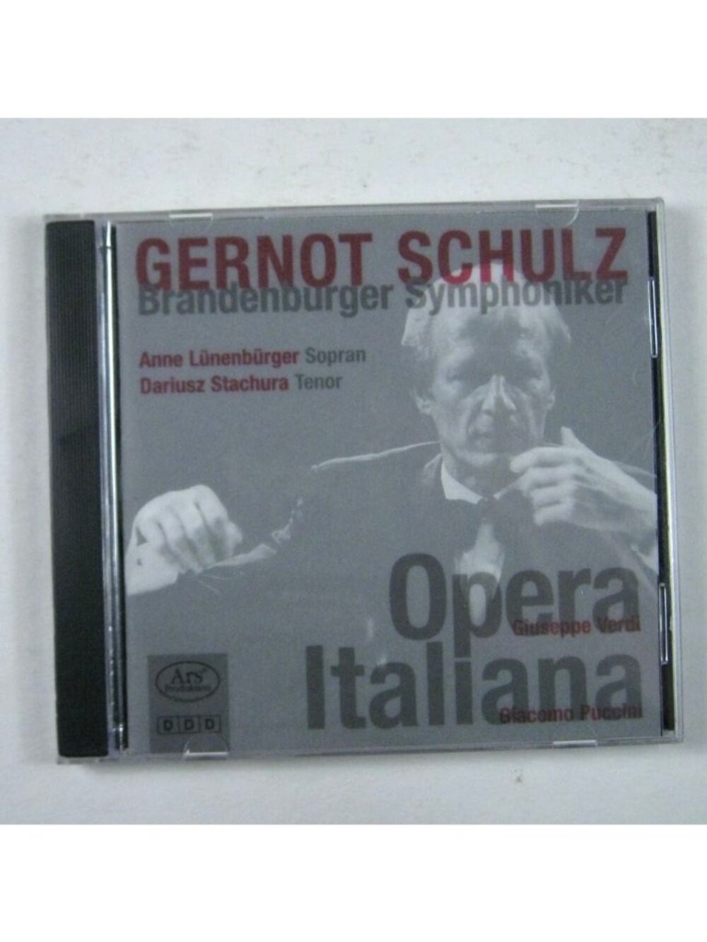Gernot Schulz Opera Italiana CD Brandenburger Symphoniker Import